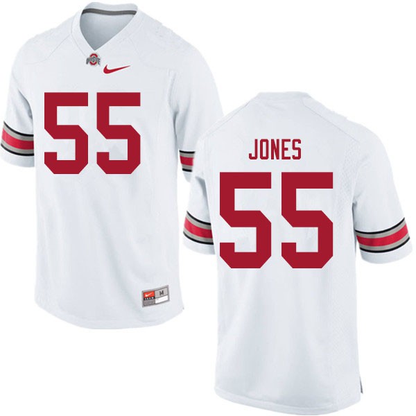 Ohio State Buckeyes #55 Matthew Jones Men Stitch Jersey White